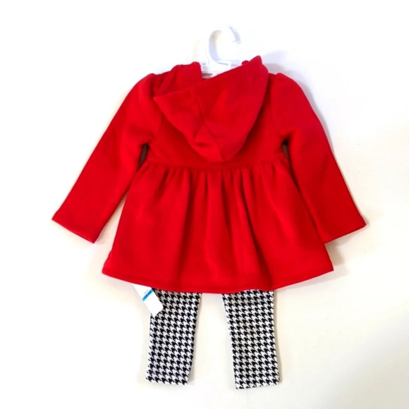Girls Red & Black 3PC Pant Set - Picture 2 of 10